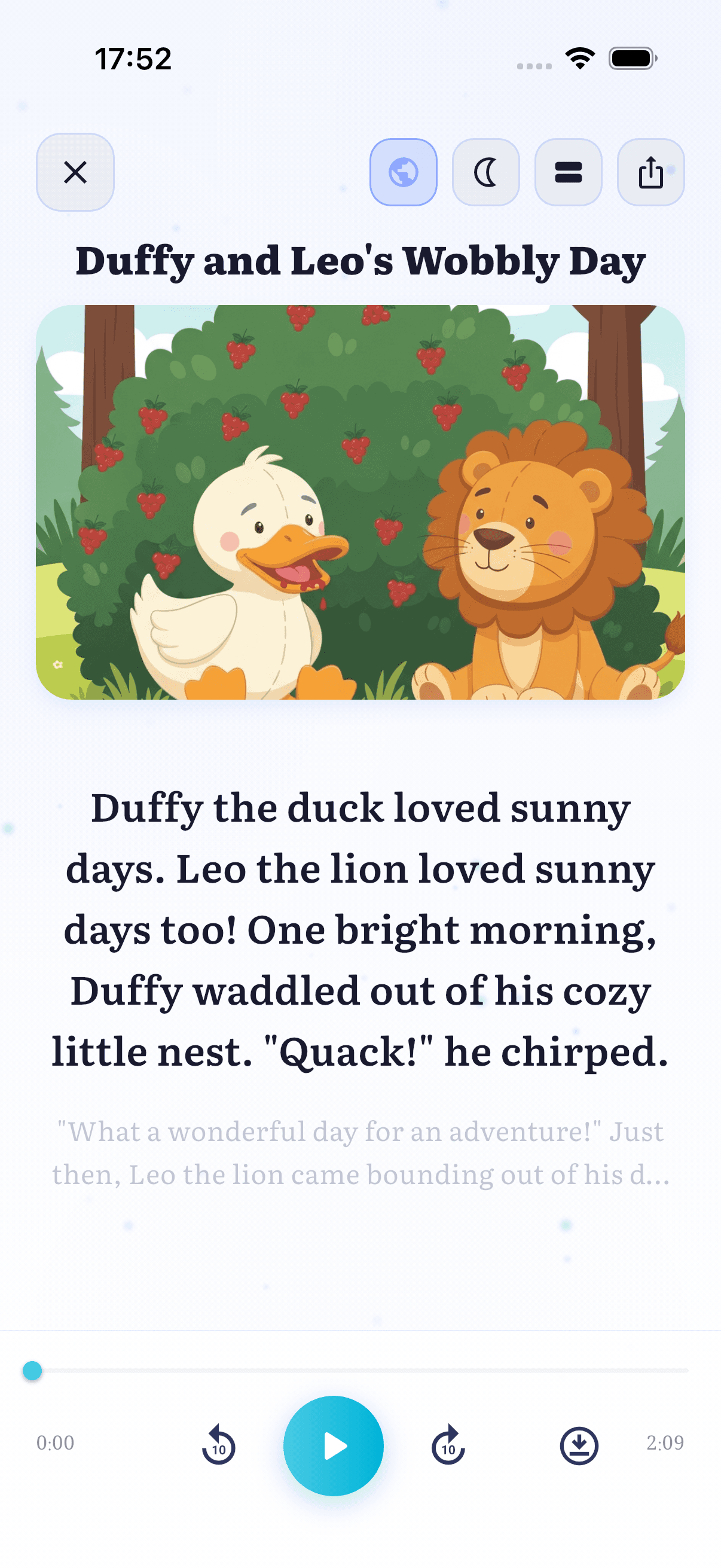 Story cover screenshot