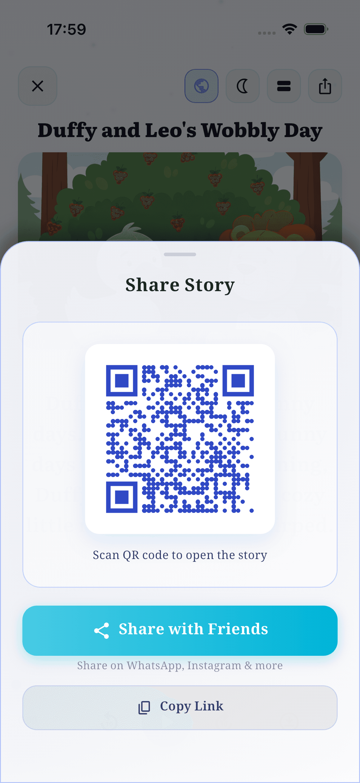 Story ending screenshot